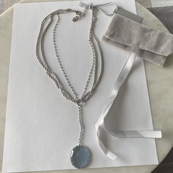 Melania Clara Labradorite Lion Necklace